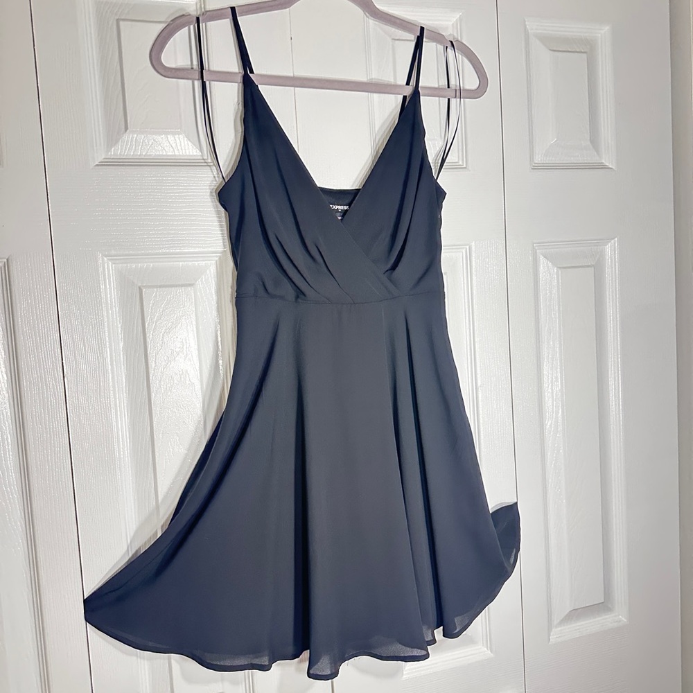 Express Black V-Neck Dress